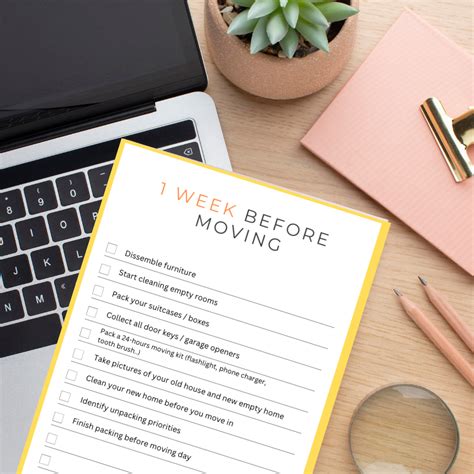 EDITABLE MOVING CHECKLIST - Moving Day Printable Checklist - Fully Cus ...