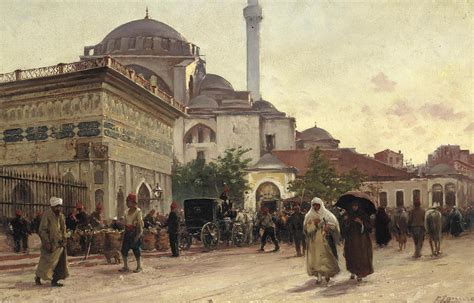 Daily Life in Ottoman Empire #4 Painting by Fausto Zonaro - Pixels