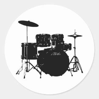 Snare Drum Stickers | Zazzle