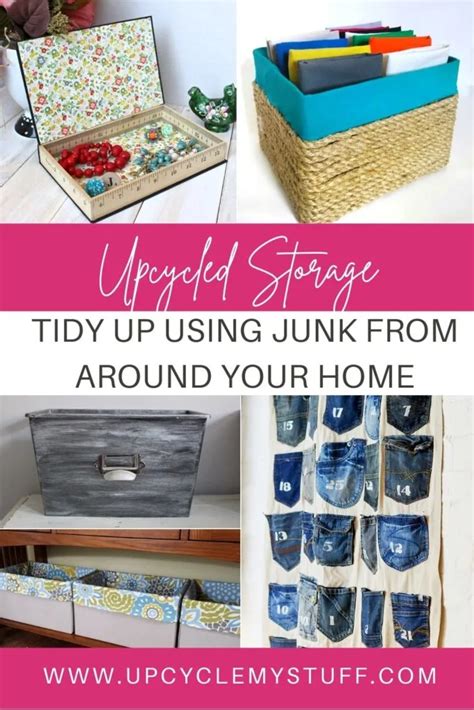 55 Amazing DIY Storage & Organizing Ideas Using Upcycled Junk!