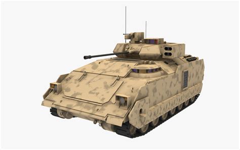 m3a3 bradley apc 3d model