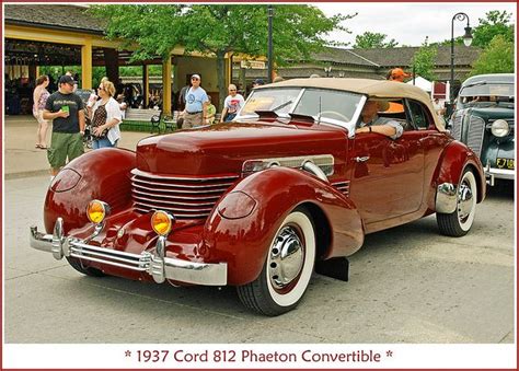 1937 Cord 812 | Antique cars, Classic cars vintage, Classic cars