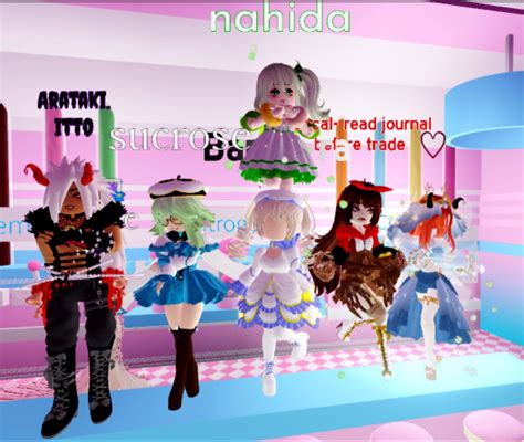 Genshin cosplay royale high | Aesthetic roblox royale high outfits, Royal clothing, Pageant outfits