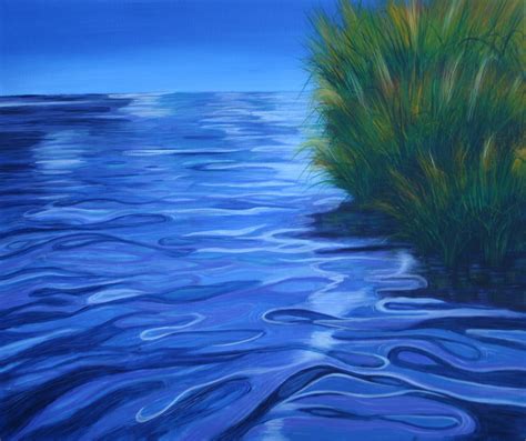 Ann Steer Gallery - Beach Paintings and Ocean Art: Acrylic Painting - Reflections