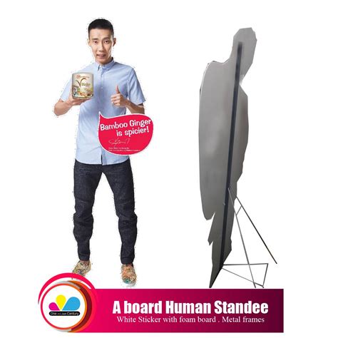 A BOARD HUMAN STANDEE - CUT OUT... - One Inkjet Century