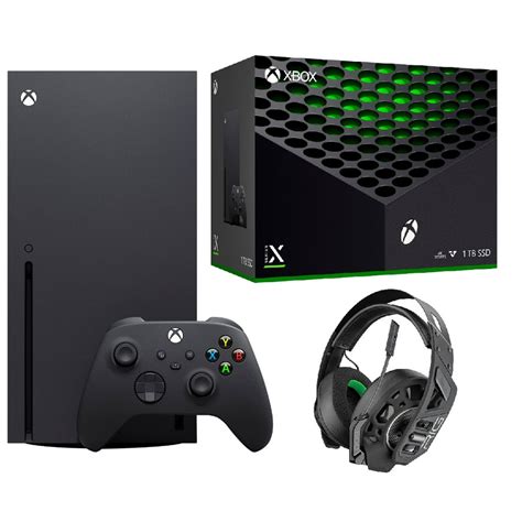 2020 New Xbox Console - 1TB SSD Black X Version with RIG 500 PRO HX 3D Audio Gaming Headset ...