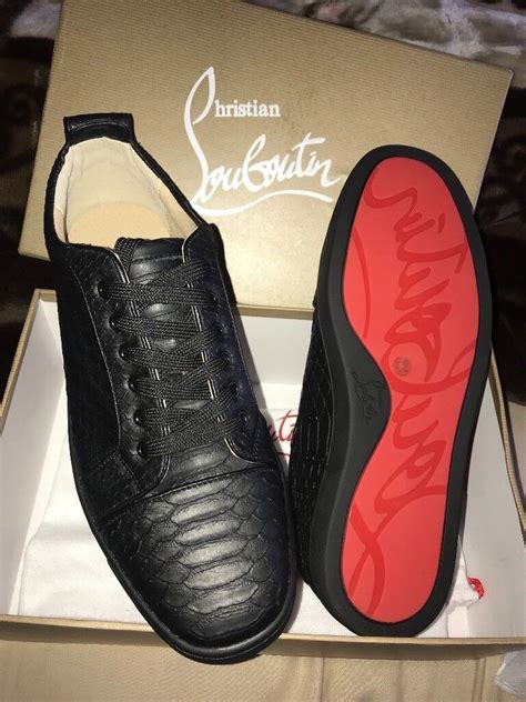 Christian Louboutin - Size 8 - red bottom shoes 🐍skin | in Huddersfield ...