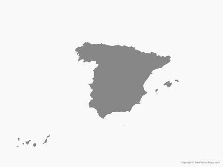 articulo Químico Tacto spain map vector exótico Viva Botánica