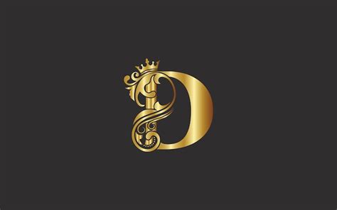 Premium Vector | Vector initial D logo design template