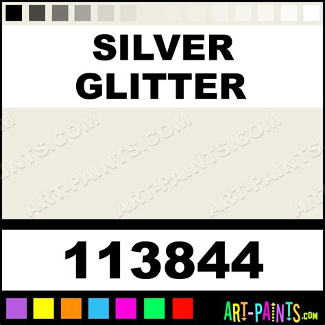 Silver Glitter Foam Paint Glitter Paints, Sparkle Paints, Iridescent Paints, Shimmers, Metallics ...