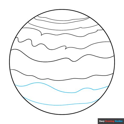 How to Draw Jupiter - Really Easy Drawing Tutorial