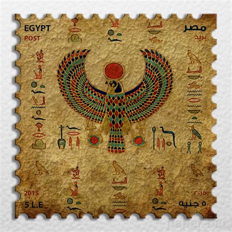 Egyptian Postage Stamps- OsirisEgypt's Sunken Mysteries on Behance