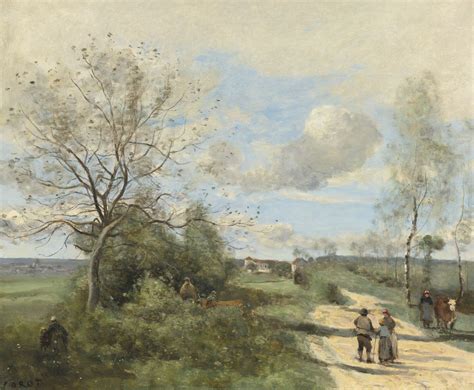 Jean-Baptiste-Camille Corot | lot | Painting, Cool landscapes, Fine art