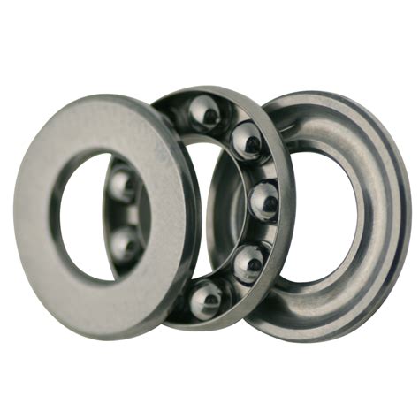 Thrust Ball Bearings - 52100 Chrome & Stainless Steel