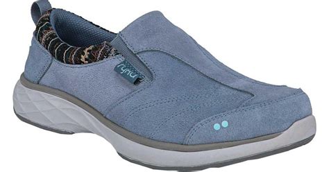 Ryka Suede Terrain Slip On Sneaker in Gray - Lyst