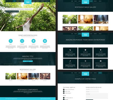 Free Responsive Website Templates for Business and Personal Website ...