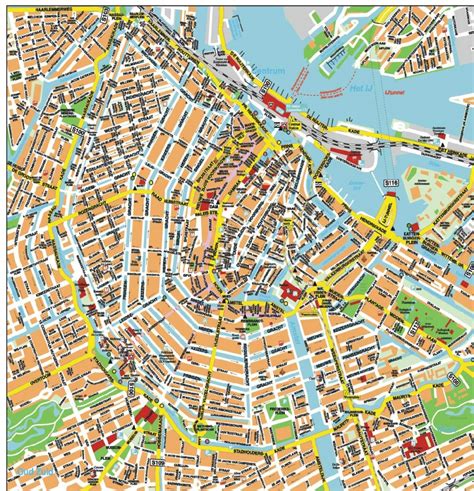 Printable Tourist Map Of Amsterdam - Printable Maps