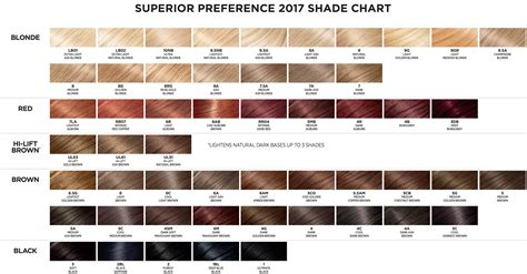 Loreal Makeup Colour Chart - Mugeek Vidalondon