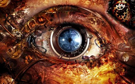 Steampunk Abstract Eyes HD Wallpapers – High Definition Wallpapers