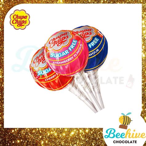 Chupa Chups Sugar Free Lollipops 66g