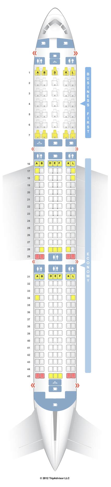 SeatGuru Seat Map United