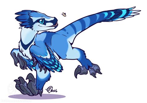 [COMMISSION] Blue Jay Raptor for LiChiba — Weasyl