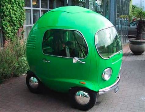 Damn Cool Cars: Green tiny car