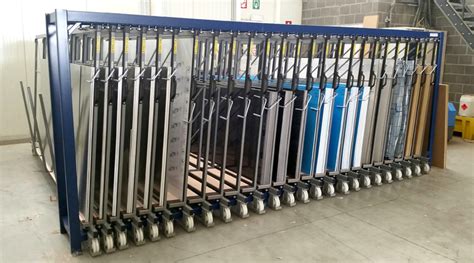 Metal sheet rack vertical - Eurostorage | Storage sheets and profiles