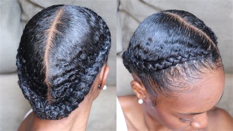 Two French Braids Hairstyles For Black Women