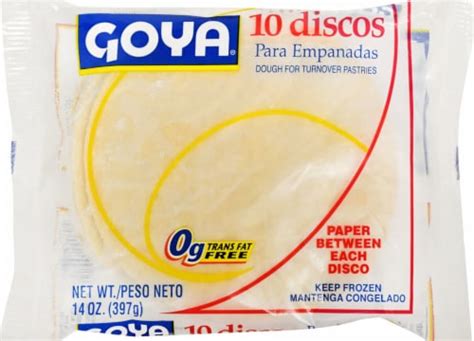 Goya Empanadas Pastry Dough 10 Count, 14 oz - Kroger