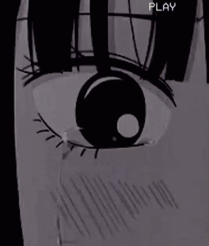 Anime Girl Crying Black And White GIF - Anime Girl Crying Black And White Aesthetic - Discover ...