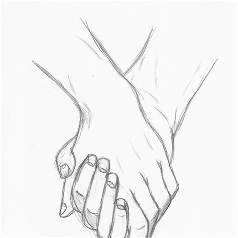 Boy And Girl Holding Hands Drawing at GetDrawings | Free download