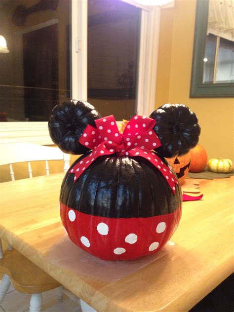 Mickey Mouse Painted Pumpkin