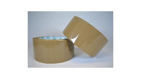 Rubber Solvent Adhesive Tape Brown - 3apackaging