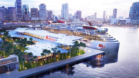 Virgin Voyages Cruise Terminal at Port Miami - ArquitectonicaGEO