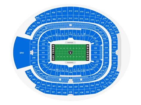 Raiders Allegiant Stadium Seating Chart