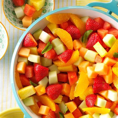 Fresh Fruit Bowl Recipe | Taste of Home