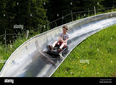 Switzerland. Lucerne canton. Pilatus. summer toboggan run Stock Photo - Alamy