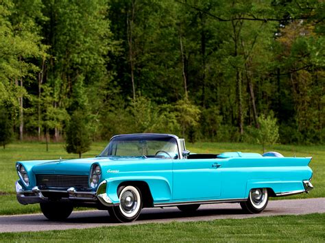 1958, Lincoln, Continental, Mark iii, Convertible, 68a, Retro, Classic Wallpapers HD / Desktop ...