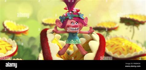 Troll princess Poppy (voiced by Anna Kendrick) bursts into song in DreamWorks Animation's TROLLS ...