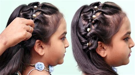 QUICK and EASY Everyday hairstyle with trick 🌺 Hairstyles for little ...