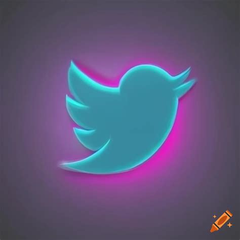 Cyberpunk twitter logo on Craiyon