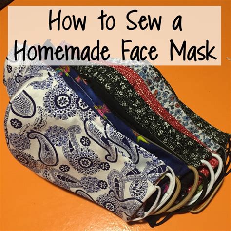 Runs for Cookies: How to Sew a Simple Homemade Face Mask (a very ...