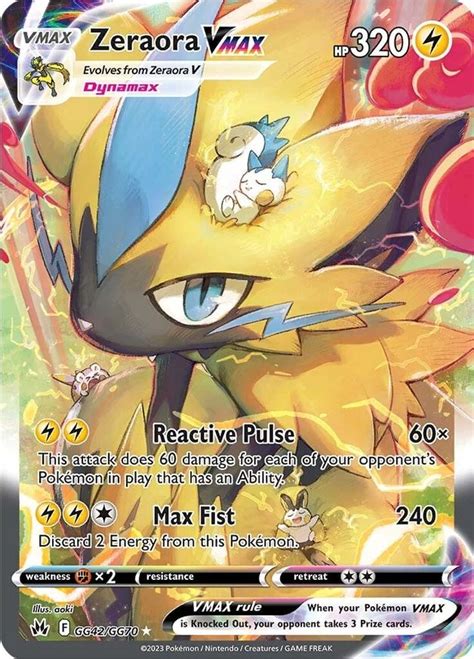 Zeraora VMAX - Crown Zenith: Galarian Gallery - Pokemon