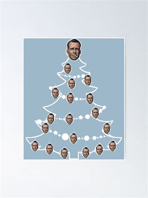 "Rescue Stuck Surround Building Die Hard John Mcclane Christmas Tree Baubles Gifts" Poster for ...