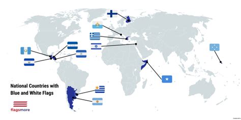 12 countries with blue and white flags (Colors, Symbols, Facts ...