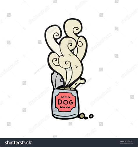 Smelly Dog Food Cartoon Stock Vector Illustration 92092529 : Shutterstock