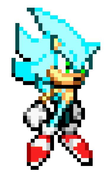 How To Draw Sonic Pixel Art