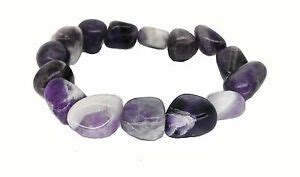 Lucky Pisces Birthstone Bracelet Zodiac Astrology Gemstone Amethyst | eBay