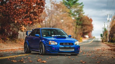 blue car subaru impreza wrx sti #sedan #subaru #4K #wallpaper #hdwallpaper #desktop | Subaru wrx ...